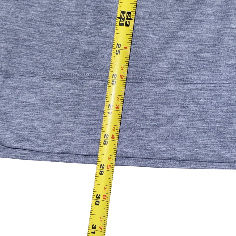 Collars & Co Mens Drirelease Quarter Zip Pullover Blue Heathered Large NWT - Picture 11 of 11